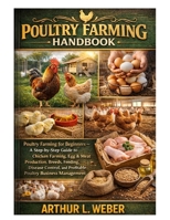 Poultry Farming Handbook: Poultry Farming for Beginners – A Step-by-Step Guide to Chicken Farming, Egg & Meat Production, Breeds, Feeding, Disease Control, and Profitable Poultry Business Management B0GDQ7GSYC Book Cover