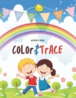 Spring Color & Trace Activity Book: Amazing and Funny Spring Activity Book for Kids, Girls, Toddlers and Preschool Color, trace and much more Game For Learning ! B08XS3YKLT Book Cover
