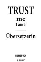 Notizbuch f�r �bersetzer / �bersetzerin: Originelle Geschenk-Idee [120 Seiten kariertes blanko Papier] 1695344499 Book Cover