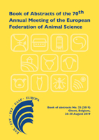 Book of Abstracts of the 70th Annual Meeting of the European Federation of Animal Science : Ghent, Belgium, 26-30 August 2019 9086863396 Book Cover