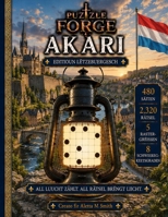 Akari: Luxembourgish (Puzzle Forge — Luxembourgish Serie vu Logik-Puzzelbicher) (Luxembourgish Edition) B0HJW273BG Book Cover