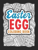 Easter Egg Coloring Book: Black Background Easter Egg Coloring Book. Stress Relieving and Relaxation Gift Workbook For Teenagers And Adults B08Y4T6XQB Book Cover