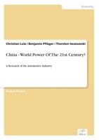 China - World Power of the 21st Century? 3838686322 Book Cover