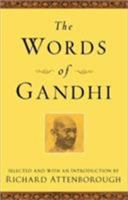 The Words of Gandhi 0937858145 Book Cover