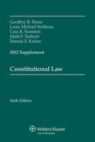 Constitutional Law 2012 Supplement 1454810866 Book Cover