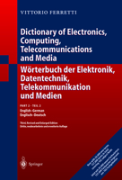 Worterbuch Der Elektronik, Datentechnik, Telekommunikation Und Medien: Teil 1: Deutsch-Englisch 3642621686 Book Cover
