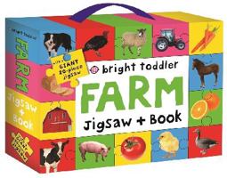 Bright Toddler Jigsaw and Book Set: Farm 1783411503 Book Cover
