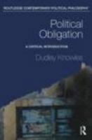 Political Obligation: A Critical Introduction 0415416019 Book Cover