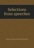 Selections from Speeches 551879035X Book Cover