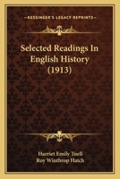 Selected Readings in English History 1171899211 Book Cover