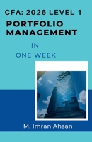 CFA 2026 level 1: Portfolio management B0FWCK8WK4 Book Cover