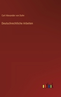 Deutschrechtliche Arbeiten 336864064X Book Cover