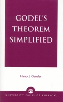 Godel's Theorem Simplified 081913869X Book Cover