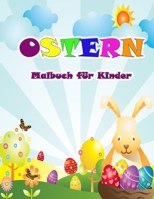Oster-Malbuch für Kinder: Hier kommt der Hase mit schönen Ostern Färbung Bilder für Kinder 9189571371 Book Cover