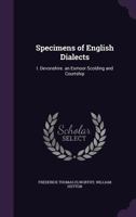 Specimens of English Dialects 1358599327 Book Cover