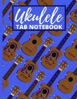 Ukulele Tab Notebook: Tablature Journal In Purple Colour For Musicians, Music Lovers And Ukulele Players 1661646956 Book Cover