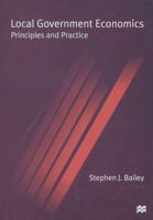 Local Government Economics: Principles and Practice 033366907X Book Cover