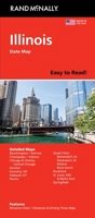 Rand McNally Easy to Read: Illinois State Map 0528027646 Book Cover