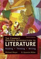 The Compact Bedford Introduction to Literature: Reading, Thinking, and Writing 0312171404 Book Cover