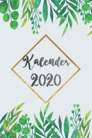 Kalender 2020 blau: Planer floral Taschenkalender Terminplaner - organisieren, planen und Termine eintragen beste Freundin Geschenk 1711811173 Book Cover