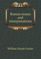 Roman Essays and Interpretations 551843684X Book Cover