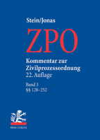 Kommentar Zur Zivilprozessordnung: Band 3: 128-252 3161478177 Book Cover