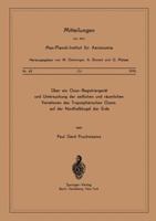 Uber Ein Ozon Registriergerat Und Untersuchung Der Zeitlichen Und Raumlichen Variationen Des Tropospharischen Ozons Auf Der Nordhalbkugel Der Erde 3540052089 Book Cover