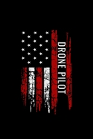Drone Pilot: Blank Lined Journal 6x9 - Drone Pilot Notebook I Drone Racing American USA Flag Quadcopter Gift 1696296862 Book Cover