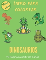 libro para colorear niños: Libro de colorear 70 Páginas - A partir de 3 años - gran formato con una página para dibujar o contar una historia - L B0892J1GHM Book Cover