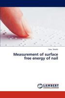 Measurement of surface free energy of nail 383839156X Book Cover