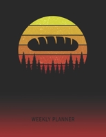 Weekly Planner: Bread Maker | 2020 - 2021 | Plan Weeks for 1 Year | Retro Vintage Sunset Cover | January 20 - December 20 | Planning Organizer Writing ... | Plan Days, Set Goals & Get Stuff Done 1692508830 Book Cover