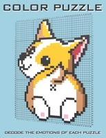 COLOR PUZZLE: NEW WAY TO COLOR AND MAKE A BUSY DAY B099WQZ4HN Book Cover