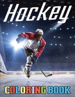 Hockey Coloring Book: Best Funny Hockey Coloring Book for Adults and Kids B08CN4L2LK Book Cover