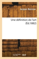 Une définition de l'art 241827022X Book Cover