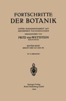 Fortschritte Der Botanik: Unter Usammenarbeit Mit Mehreren Fachgenossen 3662342928 Book Cover
