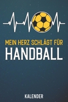 Kalender: 2020 A5 1 Woche 2 Seiten - 110 Seiten - Mein Herz schl�gt f�r Handball 1655505467 Book Cover
