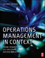 Operations Management in Context 0750681985 Book Cover