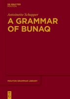 A Grammar of Bunaq 3111631680 Book Cover