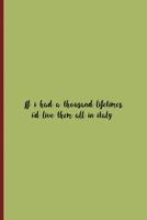 If I Had A Thousand Lifetimes, I'd Live Them All In Italy: All Purpose 6x9 Blank Lined Notebook Journal Way Better Than A Card Trendy Unique Gift Wine Italy 1694250857 Book Cover