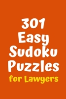 301 Easy Sudoku Puzzles for Lawyers 108852138X Book Cover
