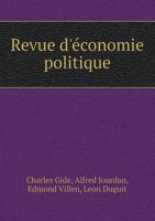 Revue D'Economie Politique 5518800959 Book Cover