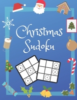 Christmas Sudoku: 100 Pages With Sudokus On Easy Level - Relax and Solve - Large Print, Perfect Gift For Advent Time (125 Pages, 8.5 x 11) 1711113522 Book Cover