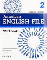 American English File 2e Workbook Level 2 2019 Pack 0194776042 Book Cover