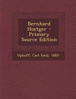 Bernhard Hoetger 1022213695 Book Cover