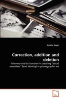 Correction, addition and deletion 3639372905 Book Cover