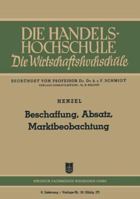 Beschaffung, Absatz, Marktbeobachtung 3663031446 Book Cover