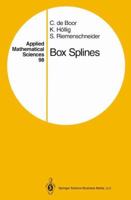 Box Splines: v. 98 (Applied Mathematical Sciences) 1441928340 Book Cover