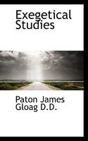 Exegetical Studies 1022049453 Book Cover