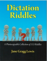Dictation Riddles: A Photocopyable Collection of 153 Riddles: Book and 4-Audio CD Set 0866473297 Book Cover