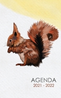 Agenda 2021 - 2022: Agenda Escolar dia por pagina Ardilla Para estudiantes Primaria Colegio Secundaria | Diaria y semanalmente Septiembre de 2021 a ... estudiante niñas y niños B099BBVVGX Book Cover